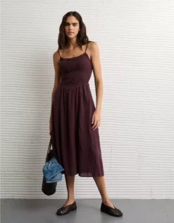 AE Bella Bow Midi Dress Moonlight