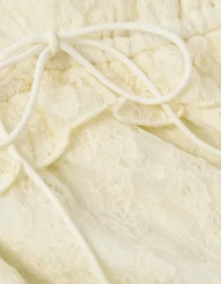 AE Ruffle Mini Dress Cream -American Eagle Fashion 1399 8993 106 d1