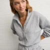 AE Fleece Jumpsuit Heather Gray