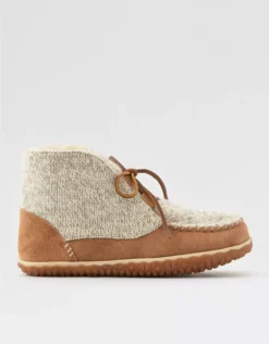 Minnetonka Women's Torrey Bootie Light Brown
