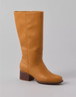 AE Knee High Stovepipe Boot Tank Tan