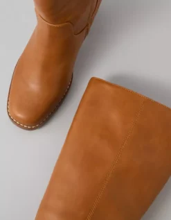 AE Knee High Stovepipe Boot Cognac -American Eagle Fashion 1414 6905 249 d2