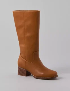 AE Knee High Stovepipe Boot Cognac -American Eagle Fashion 1414 6905 249 f