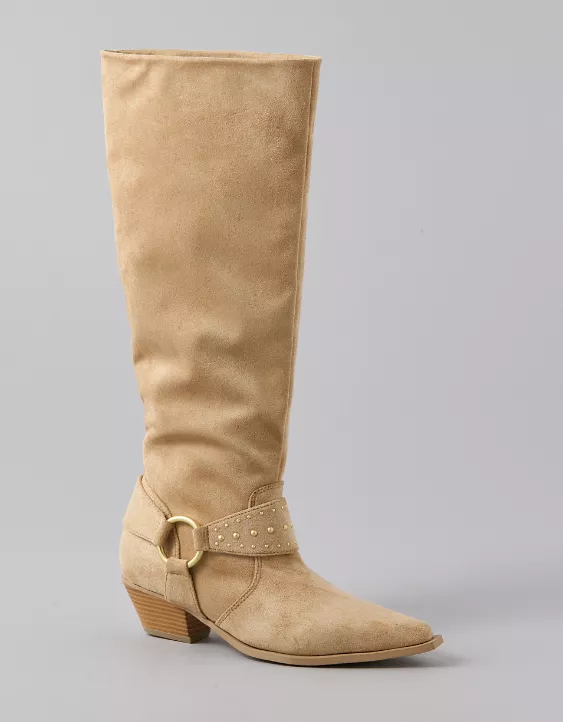 AE Knee High Bootie Tank Tan 2 AE Knee High Bootie Tank Tan - Image 2