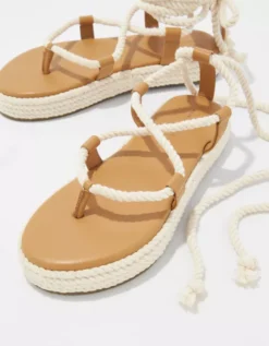 AE Rope Lace-Up Sandal 5 AE Rope Lace-Up Sandal -American Eagle Fashion 1415 6155 109 d1