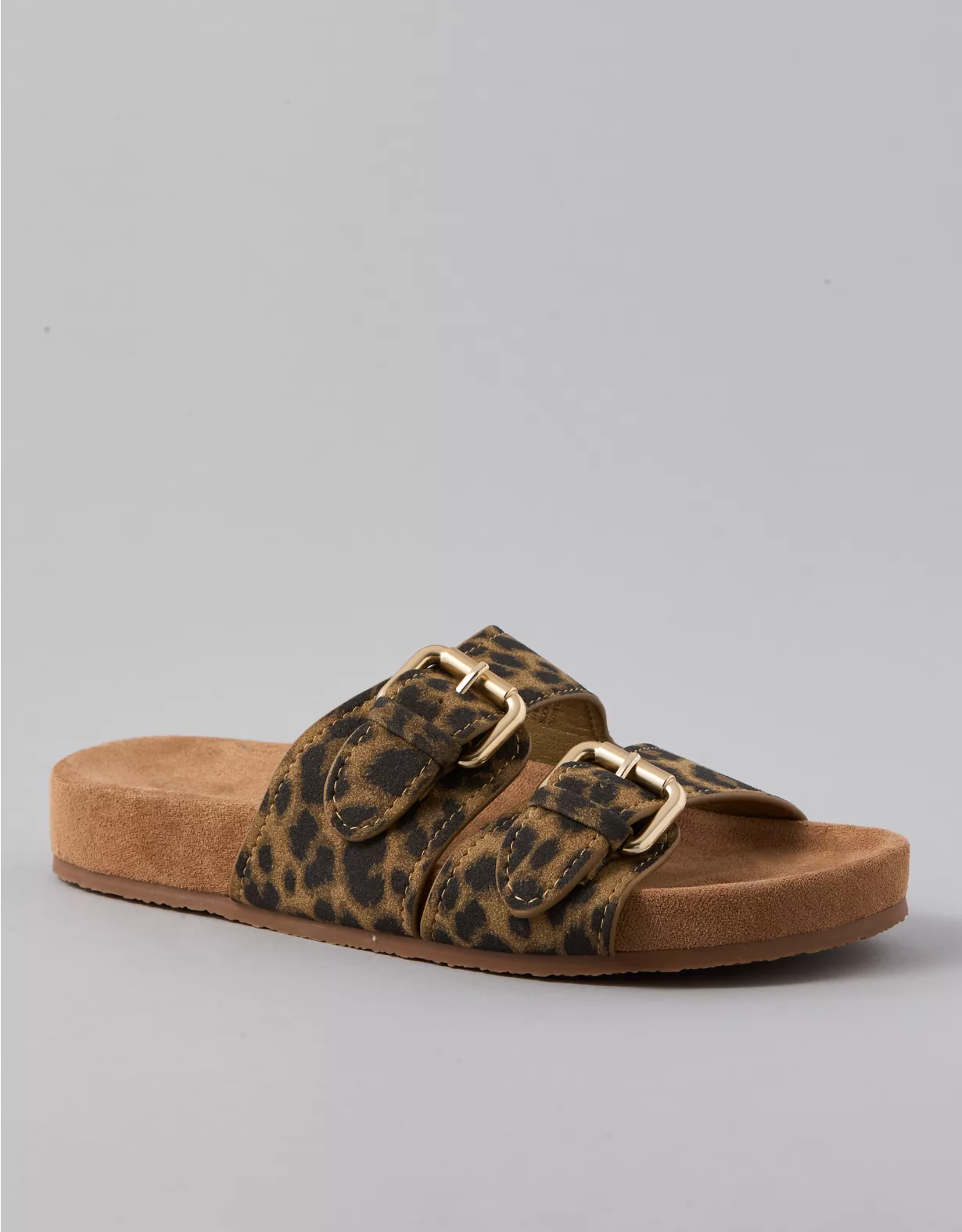 AE Double Buckle Slide Sandal Multi 1 AE Double Buckle Slide Sandal Multi