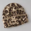 AE Leopard Print Beanie Chocolate