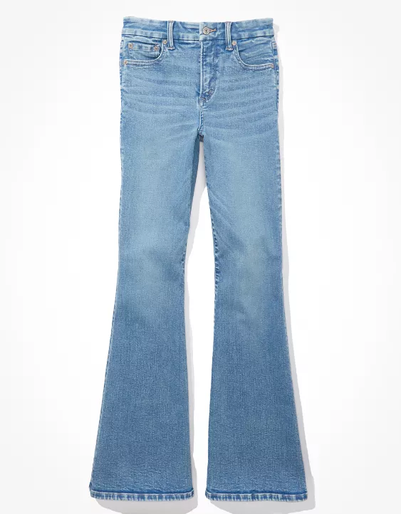 AE Luxe Super High-Waisted Flare Jean 3 AE Luxe Super High-Waisted Flare Jean - Image 3
