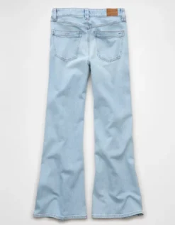 AE Stretch High-Waisted Flare Jean Light Wash -American Eagle Fashion 1436 5716 915 b