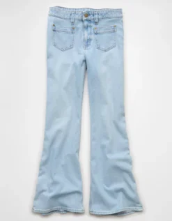 AE Stretch High-Waisted Flare Jean Light Wash -American Eagle Fashion 1436 5716 915 f