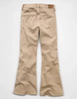 AE Stretch High-Waisted Flare Jean Taupe 8 AE Stretch High-Waisted Flare Jean Taupe -American Eagle Fashion 1436 5739 256 b