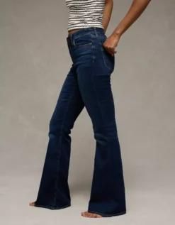 AE Next Level Super High-Waisted Flare Jean Darkest Dazzler 9 AE Next Level Super High-Waisted Flare Jean Darkest Dazzler -American Eagle Fashion 1436 5865 927 os