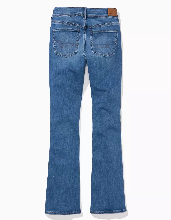AE Next Level Low-Rise Kick Bootcut Jean Medium Bright Indigo 5 AE Next Level Low-Rise Kick Bootcut Jean Medium Bright Indigo - Image 5