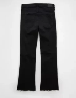 AE Next Level High-Waisted Kick Bootcut Crop Jean Onyx Black 8 AE Next Level High-Waisted Kick Bootcut Crop Jean Onyx Black -American Eagle Fashion 1437 5532 016 b