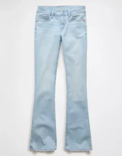 AE Next Level Low-Rise Kick Bootcut Jean Fresh Bright -American Eagle Fashion 1437 5791 437 f
