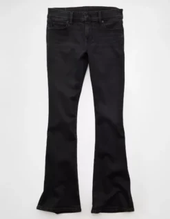 AE Next Level Low-Rise Kick Bootcut Jean Black Obsidian -American Eagle Fashion 1437 6004 043 f