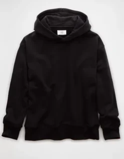 AE Everyday Luxe Hoodie Charcoal -American Eagle Fashion 1453 2336 008 f