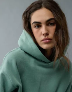 AE Everyday Luxe Hoodie Green -American Eagle Fashion 1453 2336 300 d2