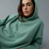AE Everyday Luxe Hoodie Green