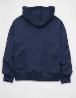 AE Everyday Luxe Hoodie Navy -American Eagle Fashion 1453 2336 410 b