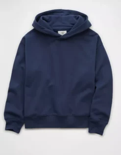 AE Everyday Luxe Hoodie Navy -American Eagle Fashion 1453 2336 410 f