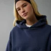 AE Everyday Luxe Hoodie Navy