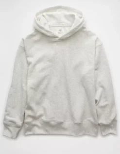 AE Everyday Luxe Hoodie Heather Gray -American Eagle Fashion 1453 2416 006 f