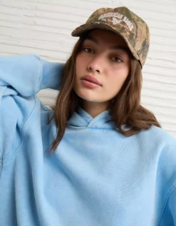 AE Everyday Luxe Hoodie Gravity Blue -American Eagle Fashion 1453 2827 407 d2