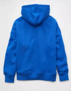 AE Everyday Luxe Hoodie Rich Sapphire -American Eagle Fashion 1453 2829 493 b