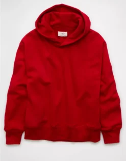 AE Everyday Luxe Hoodie Ruby Kiss