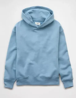 AE Everyday Luxe Hoodie Crystal -American Eagle Fashion 1453 2839 159 f