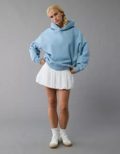 AE Everyday Luxe Hoodie Crystal -American Eagle Fashion 1453 2839 159 os