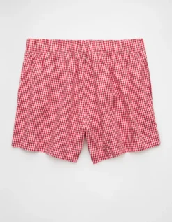 AE Boxer Sleep Short Red -American Eagle Fashion 1471 3602 600 b