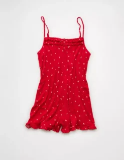 AE Luxe Plush Romper Ruby Kiss -American Eagle Fashion 1472 1317 688 f
