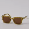 AEO Square Thick Frame Sunglasses Green