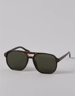 AEO Retro Pilot Sunglasses Brown