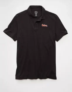 AE 24/7 Florida Gators Graphic Club Polo Shirt Dark Shadow -American Eagle Fashion 1511 4737 004 f