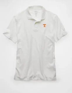AE 24/7 Tennessee Volunteers Graphic Club Polo Shirt Air White -American Eagle Fashion 1511 4737 101 f