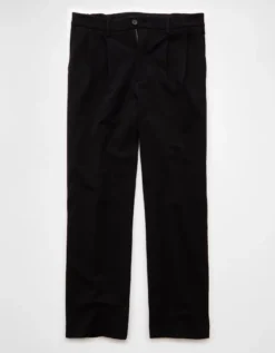 AE Flex Loose Trouser Pant Black -American Eagle Fashion 1523 5174 001 f