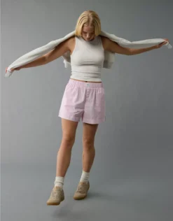 AE Boyfriend Muscle Tank Top Heather Gray