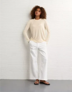 AE Soft & Sexy Long Sleeve T-Shirt Cream