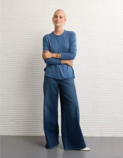 AE Soft & Sexy Long Sleeve T-Shirt Navy