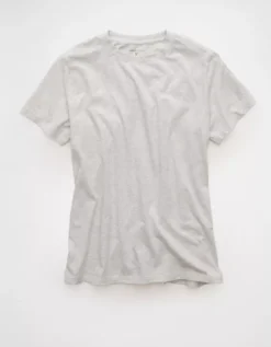 AE Classic T-Shirt Heather Gray -American Eagle Fashion 1537 1069 006 f