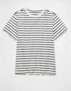 AE Classic T-Shirt Black Stripe -American Eagle Fashion 1537 1070 032 f