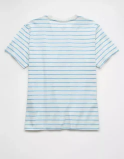 AE Classic T-Shirt Light Blue -American Eagle Fashion 1537 1070 401 b