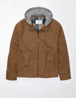 AE Fleece Hooded Workwear Jacket 5 AE Fleece Hooded Workwear Jacket -American Eagle Fashion 2101 1549 200 f