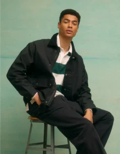 AE Waxed Canvas Jacket Black