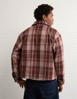 AE Shirt Jacket Mauve -American Eagle Fashion 2101 1784 182 ob