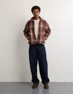 AE Shirt Jacket Mauve -American Eagle Fashion 2101 1784 182 os