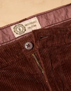 AE X Tru Kolors Relaxed Corduroy Cargo Pant Burgundy -American Eagle Fashion 2121 5277 613 d1